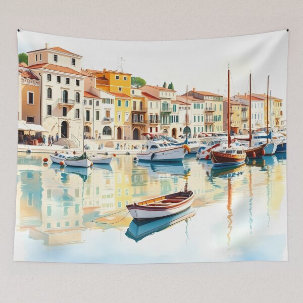 Item preview, Chania, Crete: Venetian Waterfront Charm designed and sold by LSVart.