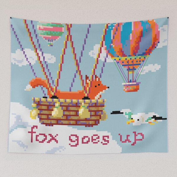 Item preview, Fox Goes Up designed and sold by Foxloxart.
