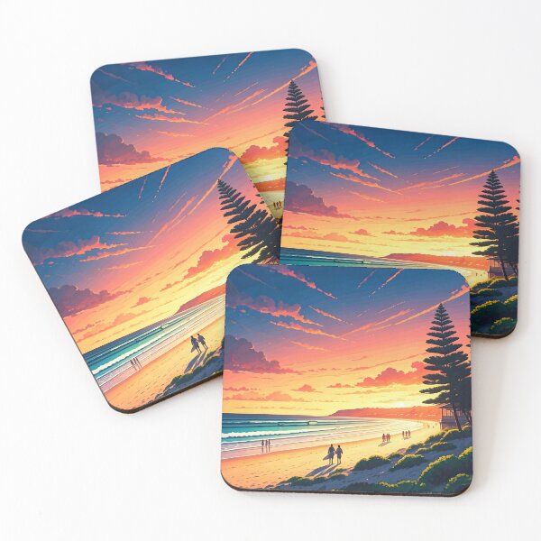 Item preview, Cottesloe Beach: Sunset Splendor in Perth designed and sold by LSVart.