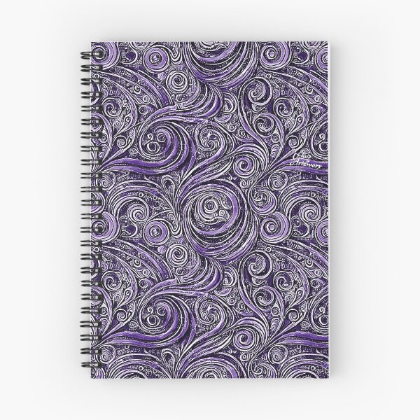 Item preview, Purple Swirls Doodle designed and sold by Fluid Artzworx.