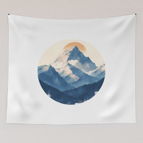 Item preview, Majestic Himalayas – Serene and Breathtaking Mountain Landscape designed and sold by Windy-market.