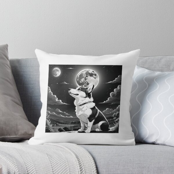Item preview, Dog staring into the night sky designed and sold by Reignchaos80.