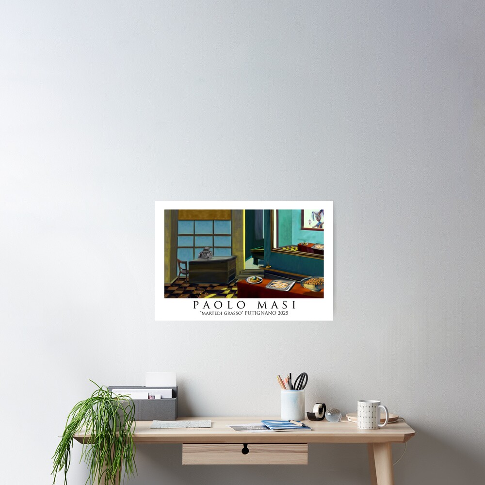 Vista previa del artículo con la obra «Póster», diseñado y vendido por ThinkInkLAB.