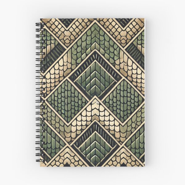 Item preview, Crocodile Scales in Geometric Harmony designed and sold by Wiredart.