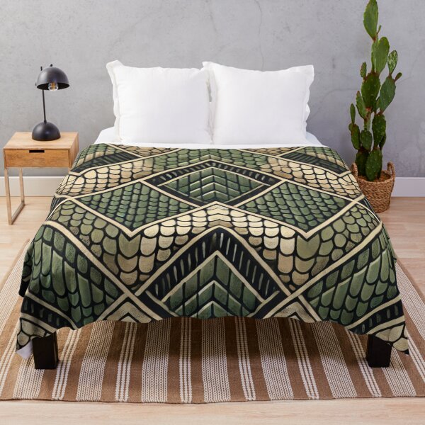 Item preview, Crocodile Scales in Geometric Harmony designed and sold by Wiredart.