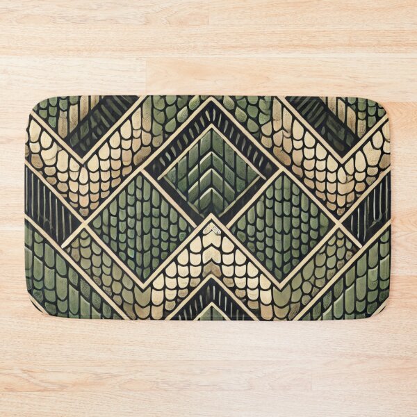 Item preview, Crocodile Scales in Geometric Harmony designed and sold by Wiredart.