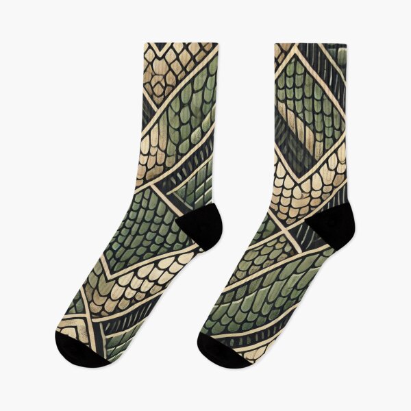 Item preview, Crocodile Scales in Geometric Harmony designed and sold by Wiredart.