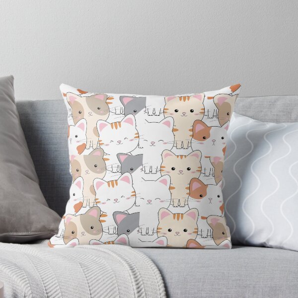 Item preview, Cat Seamless  White  Vector designed and sold by vintageretrostyleshop.