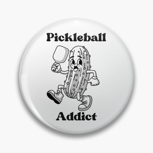 Item preview, Pickleball Addict - Black and White designed and sold by PuntRdPrincess.
