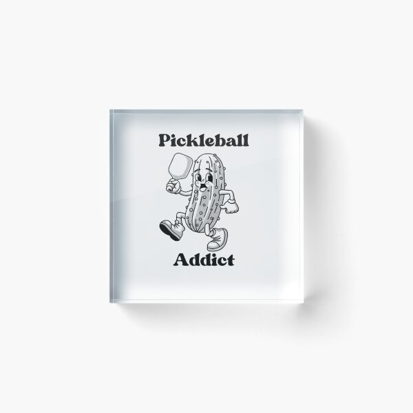 Item preview, Pickleball Addict - Black and White designed and sold by PuntRdPrincess.