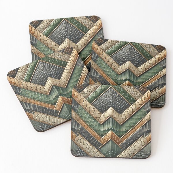 Item preview, Luxurious Crocodile Scale Geometry designed and sold by Wiredart.