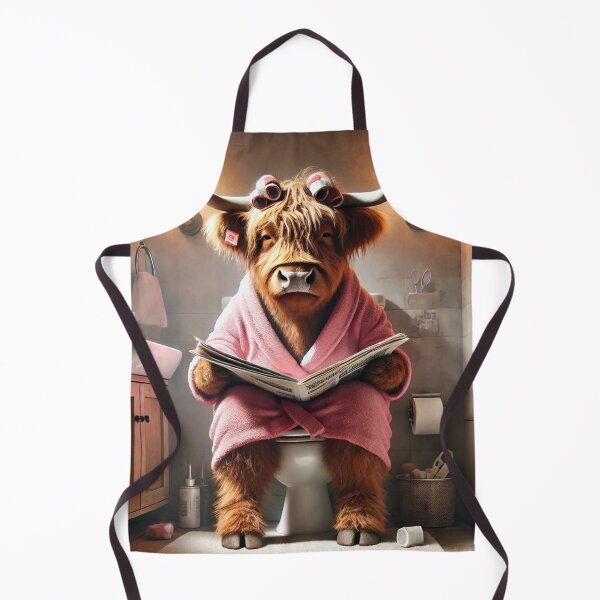Item preview, Highland Cow’s Morning Ritual designed and sold by Design Delinquent.