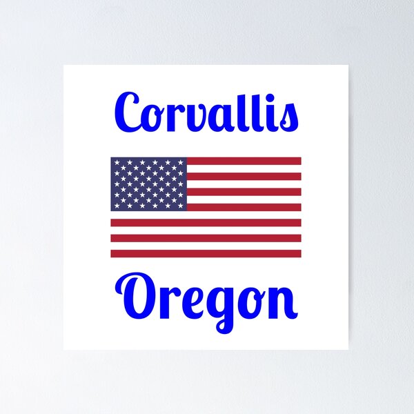 Item preview, Corvallis Oregon - Stylish Prints, designed and sold by Fleetwood1994.