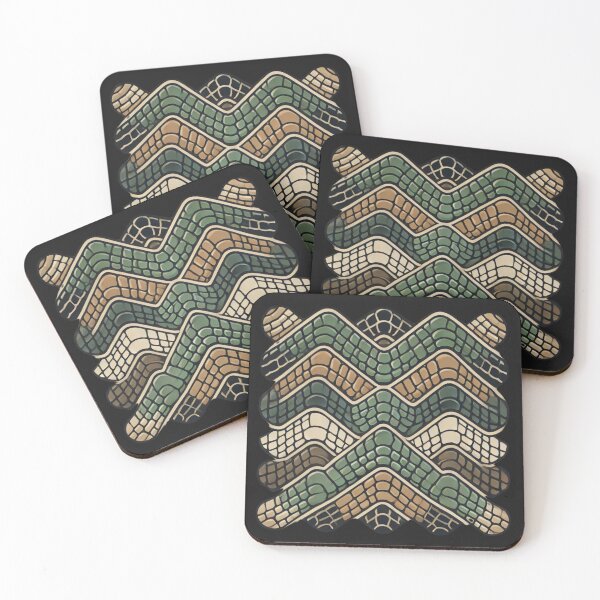 Item preview, Wavy Crocodile Scale Abstraction designed and sold by Wiredart.