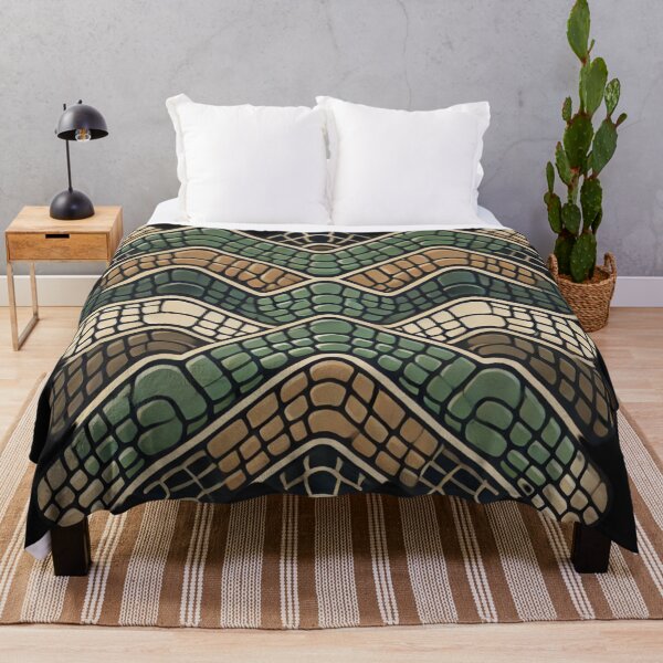 Item preview, Wavy Crocodile Scale Abstraction designed and sold by Wiredart.
