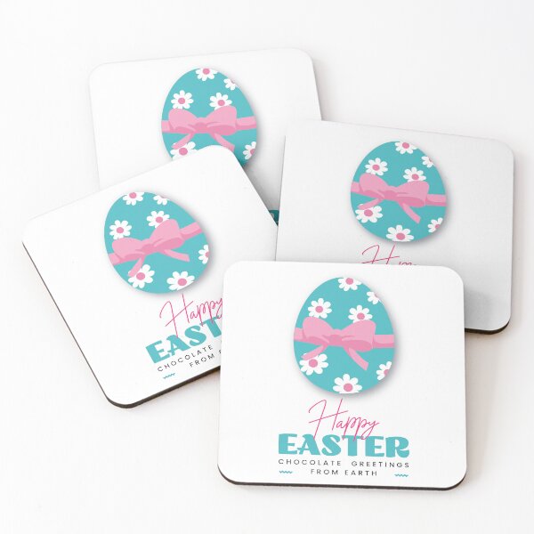 Item preview, Happy Easter. Chocolate Greetings from Earth, Unique designed and sold by villacreativa.