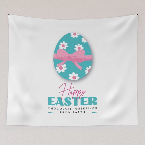 Item preview, Happy Easter. Chocolate Greetings from Earth, Unique designed and sold by villacreativa.