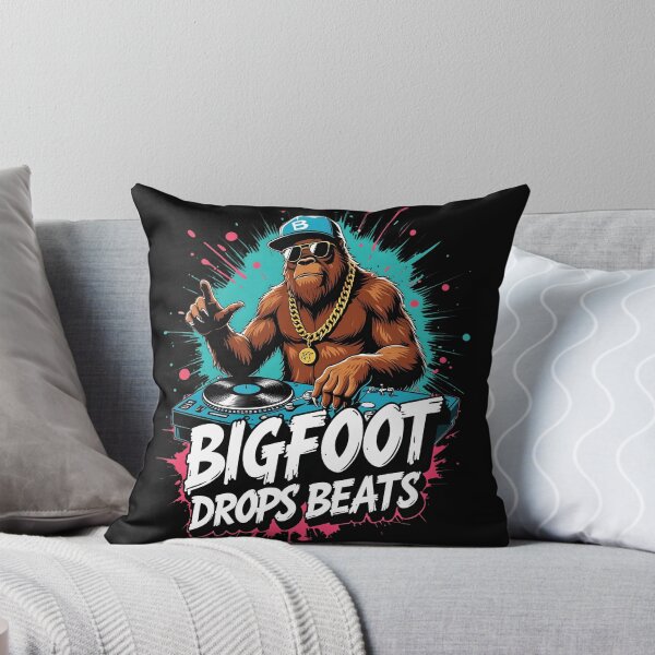 Item preview, Bigfoot Drops Beats – Hip-Hop Sasquatch Vibes designed and sold by postprocess.