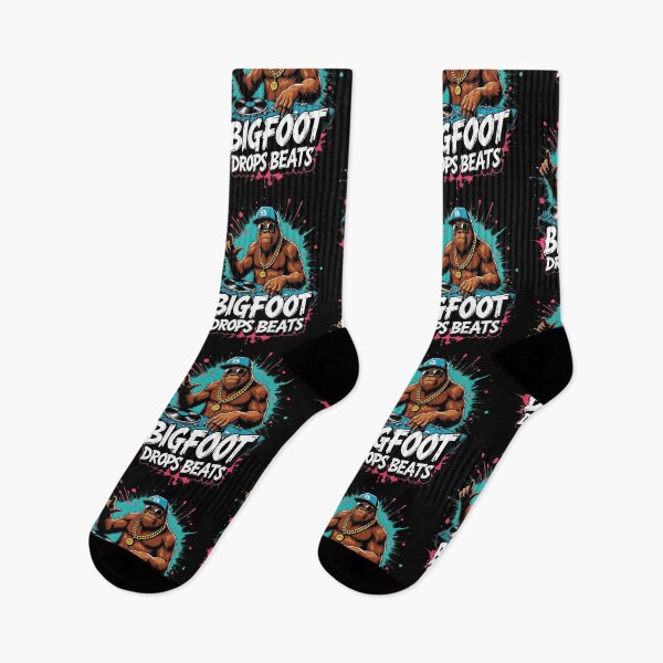 Item preview, Bigfoot Drops Beats – Hip-Hop Sasquatch Vibes designed and sold by postprocess.