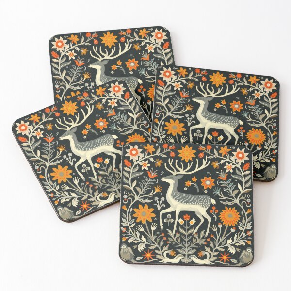 Item preview, Animals and Botanicals Folk art designed and sold by MVXX.