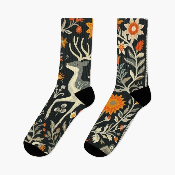 Item preview, Animals and Botanicals Folk art designed and sold by MVXX.