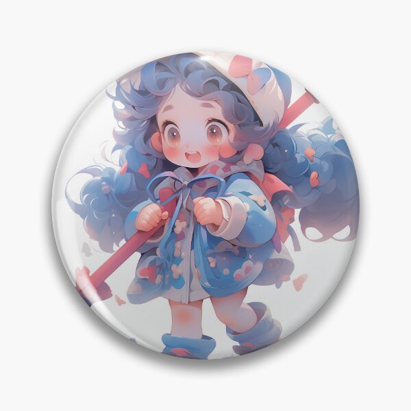Item preview, Whimsical Magic Girl – Cute Fantasy Adventure Art designed and sold by DKRPalette.