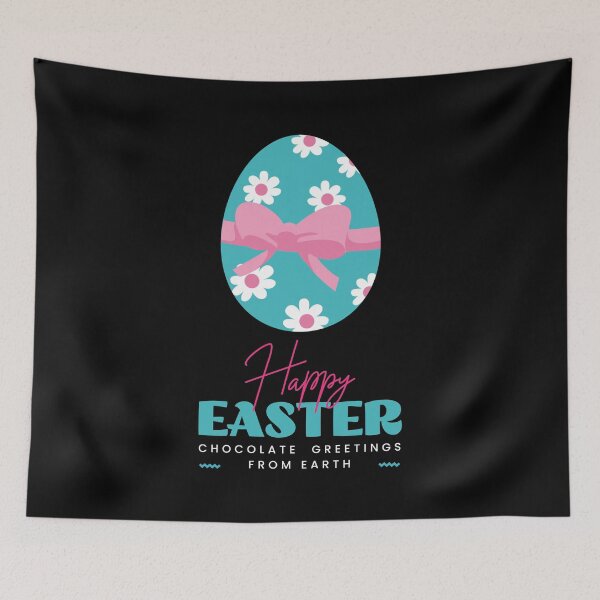 Item preview, Happy Easter. Chocolate Greetings from Earth, Unique designed and sold by villacreativa.