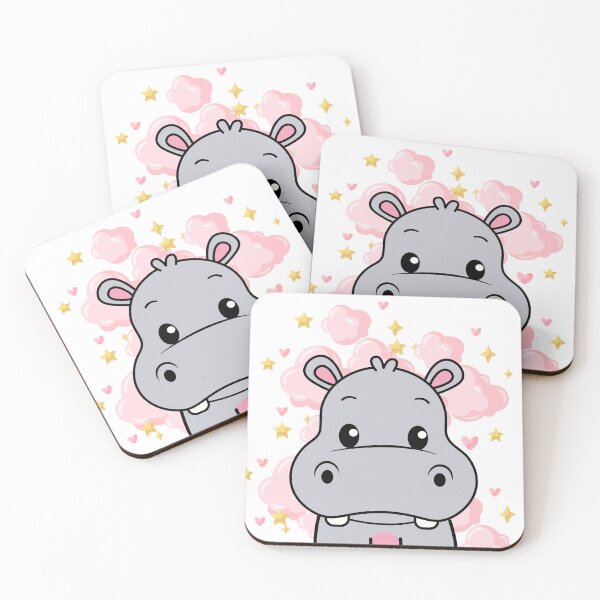 Item preview, Moo Deng Baby Hippo Cute Funny Sticker & Merchandise designed and sold by World-Shop25.
