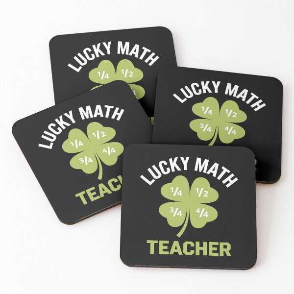 Item preview, Math Fraction Four Leaf Clover - Perfect gift for math teachers, professors, STEM educators, and math lovers celebrating St. Patrick’s Day! designed and sold by ZyziowskyArt.