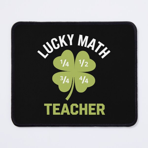 Item preview, Math Fraction Four Leaf Clover - Perfect gift for math teachers, professors, STEM educators, and math lovers celebrating St. Patrick’s Day! designed and sold by ZyziowskyArt.