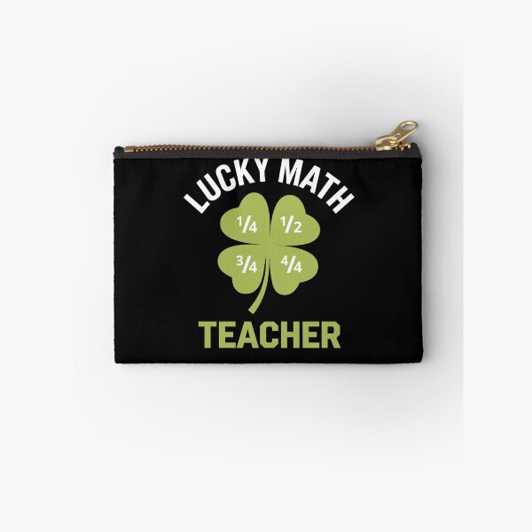 Item preview, Math Fraction Four Leaf Clover - Perfect gift for math teachers, professors, STEM educators, and math lovers celebrating St. Patrick’s Day! designed and sold by ZyziowskyArt.