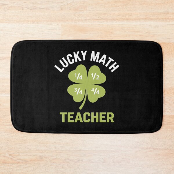Item preview, Math Fraction Four Leaf Clover - Perfect gift for math teachers, professors, STEM educators, and math lovers celebrating St. Patrick’s Day! designed and sold by ZyziowskyArt.