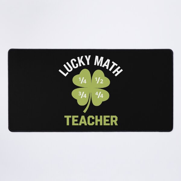 Item preview, Math Fraction Four Leaf Clover - Perfect gift for math teachers, professors, STEM educators, and math lovers celebrating St. Patrick’s Day! designed and sold by ZyziowskyArt.