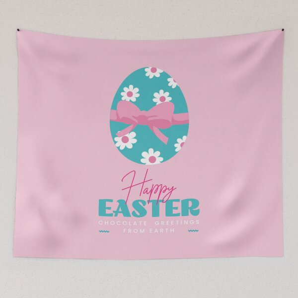 Item preview, Happy Easter. Chocolate Greetings from Earth, Unique designed and sold by villacreativa.