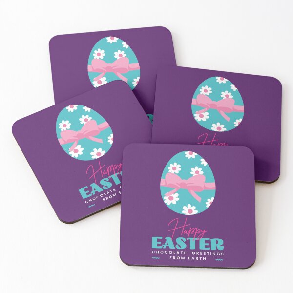 Item preview, Happy Easter. Chocolate Greetings from Earth, Unique designed and sold by villacreativa.