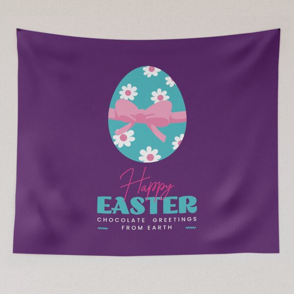 Item preview, Happy Easter. Chocolate Greetings from Earth, Unique designed and sold by villacreativa.
