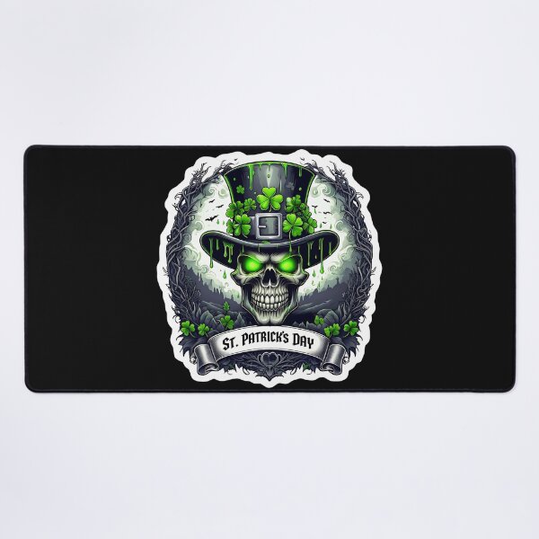 Item preview, ST. PATRICK'S DAY SKULL STICKER designed and sold by FestivityFinds.