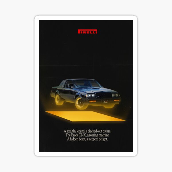 Aperçu de l'œuvre Buick GNX Vintage créée et vendue par aliigal.