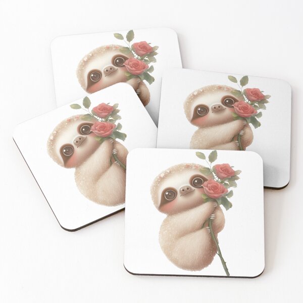 Item preview, Romantic Sloth Surprise designed and sold by BlissxPals.