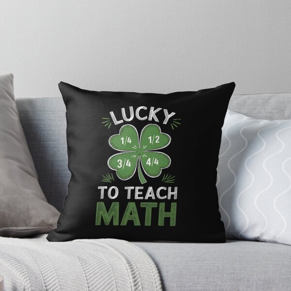Item preview, Math Fraction Four Leaf Clover - Perfect gift for math teachers, professors, STEM educators, and math lovers celebrating St. Patrick’s Day! designed and sold by ZyziowskyArt.