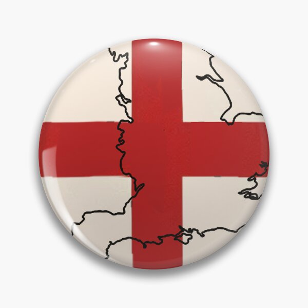 Item preview, England Flag Map Sticker designed and sold by devonclemon.