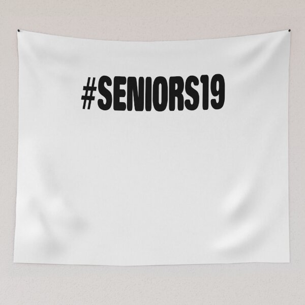 Item preview, #Seniors19 - Hashtag Seniors 2019 - Upperclassman Design designed and sold by KoolMoDee.