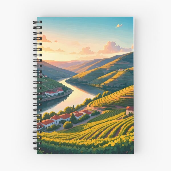 Item preview, Douro Valley Vineyards: Sunset Over Lush Terraced Hills designed and sold by LSVart.