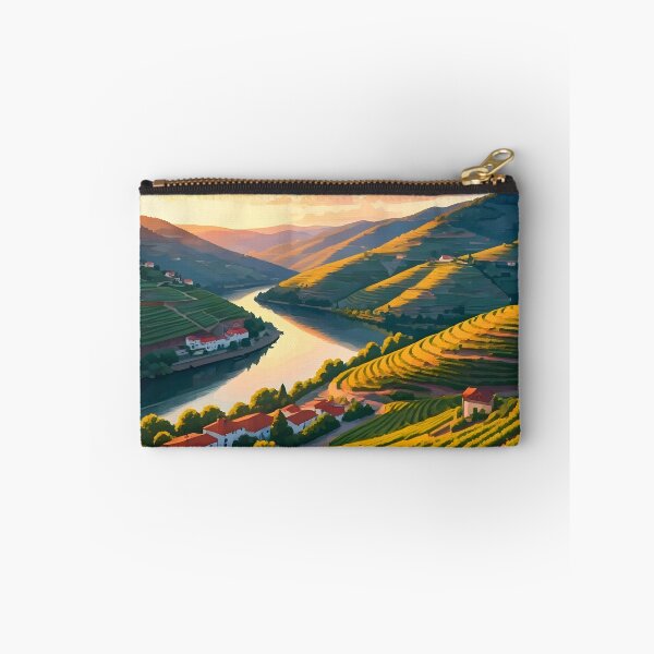Item preview, Douro Valley Vineyards: Sunset Over Lush Terraced Hills designed and sold by LSVart.