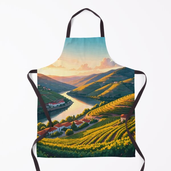 Item preview, Douro Valley Vineyards: Sunset Over Lush Terraced Hills designed and sold by LSVart.
