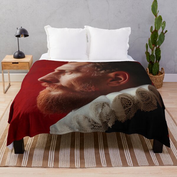 Item preview, 565 Scarlet Contours Profile Portrait of a Gentleman designed and sold by nikoart001.