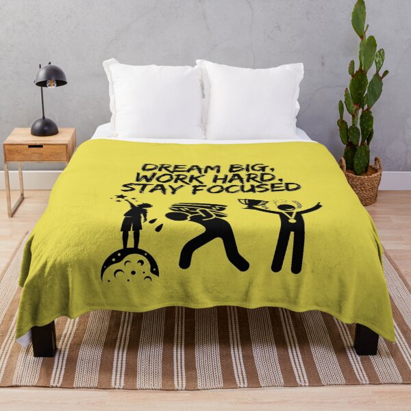 Item preview, Dream Big, Work Hard, Stay Focused Motivational Fitness Quote designed and sold by World-Shop25.