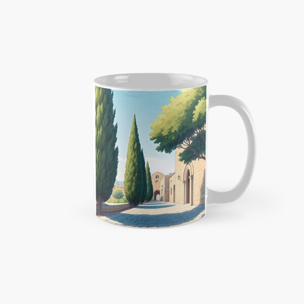 Item preview, Filerimos Monastery: Serene Medieval Elegance designed and sold by LSVart.