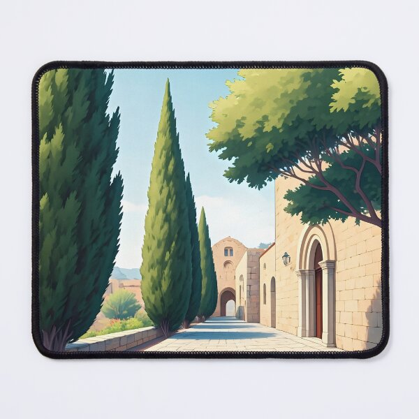 Item preview, Filerimos Monastery: Serene Medieval Elegance designed and sold by LSVart.