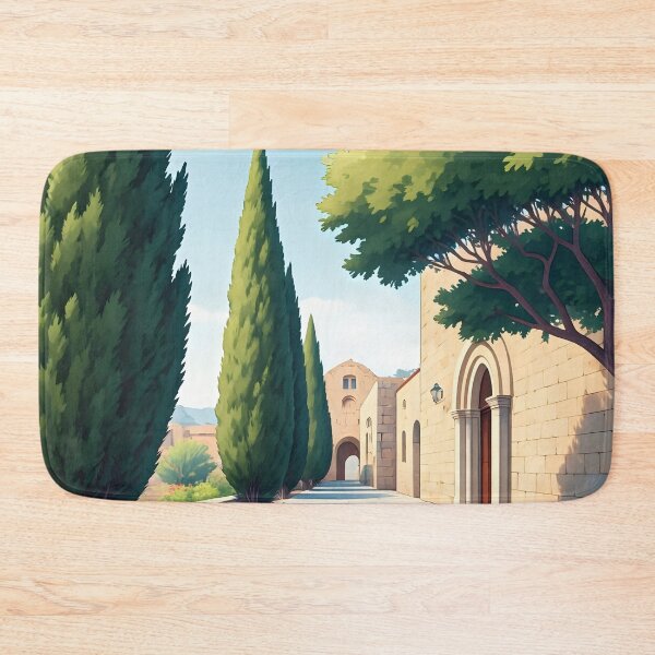 Item preview, Filerimos Monastery: Serene Medieval Elegance designed and sold by LSVart.